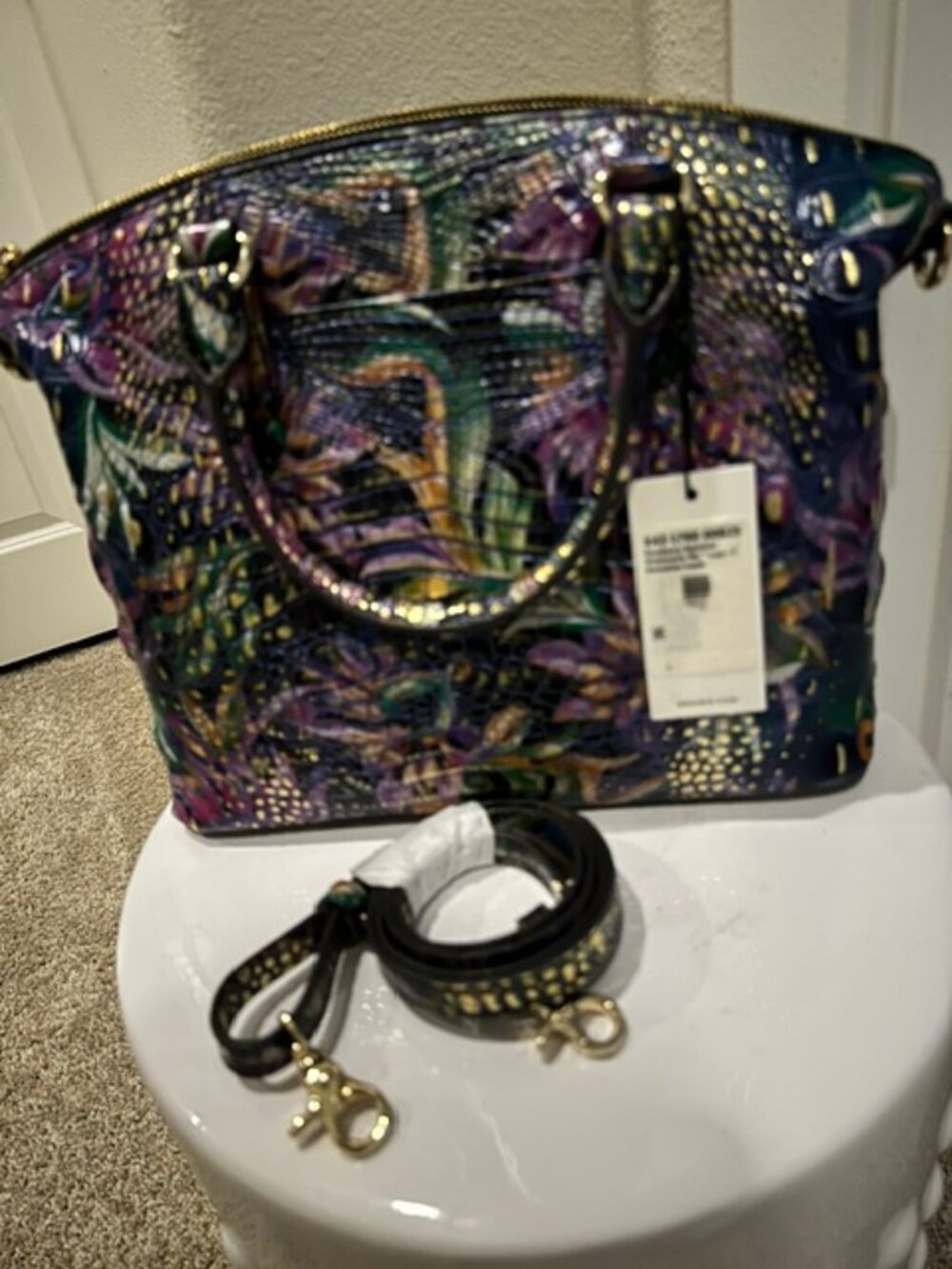Brahmin Duxbury Visionary Melbourne Satchel - Picture 2 of 8